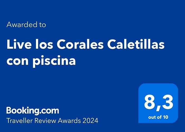 Live Los Corales Caletillas Con Piscina Apartman